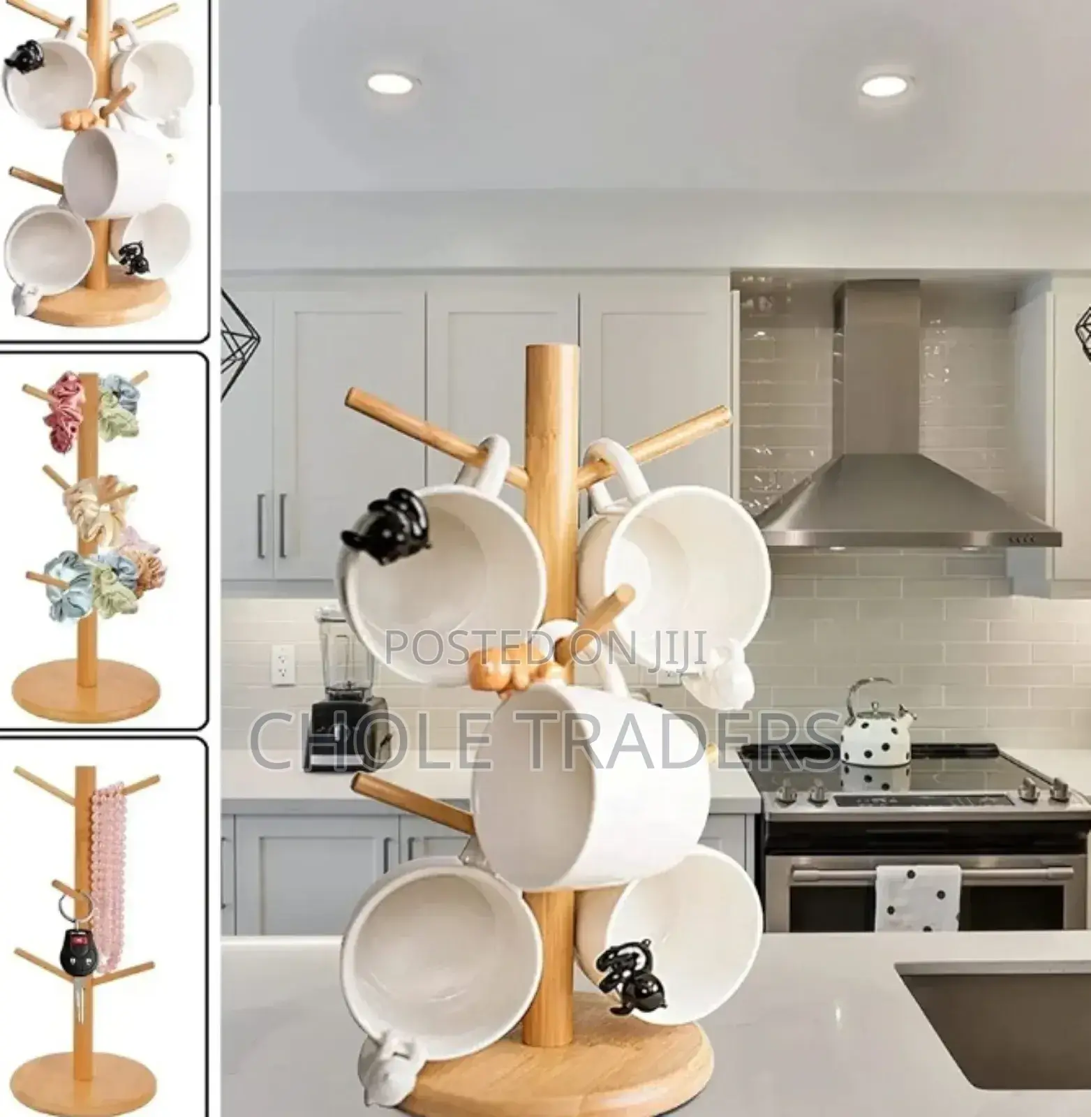 6-Cups Mug Stand Holder
