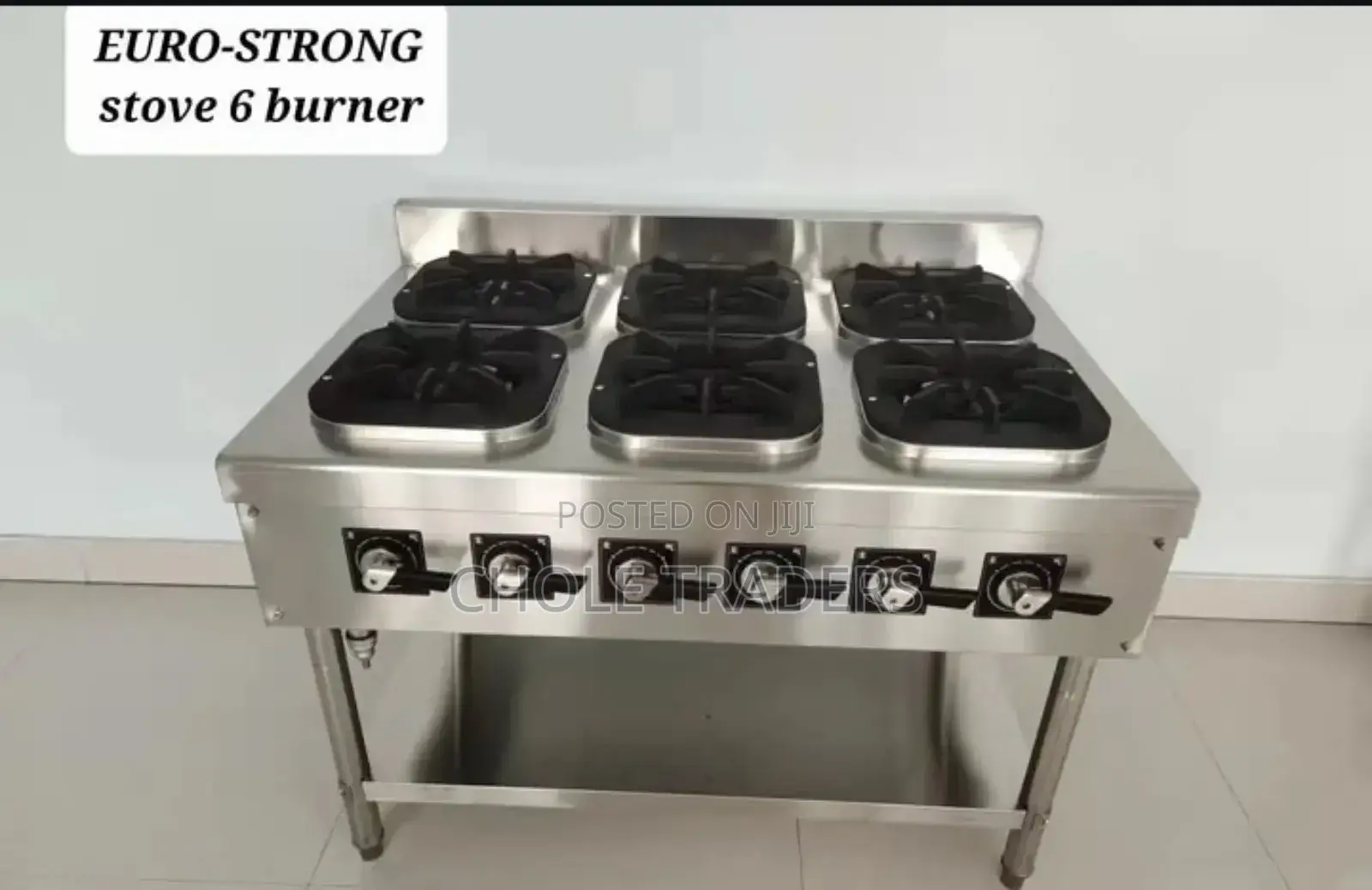 Commercial 6-Burner Gas Stove