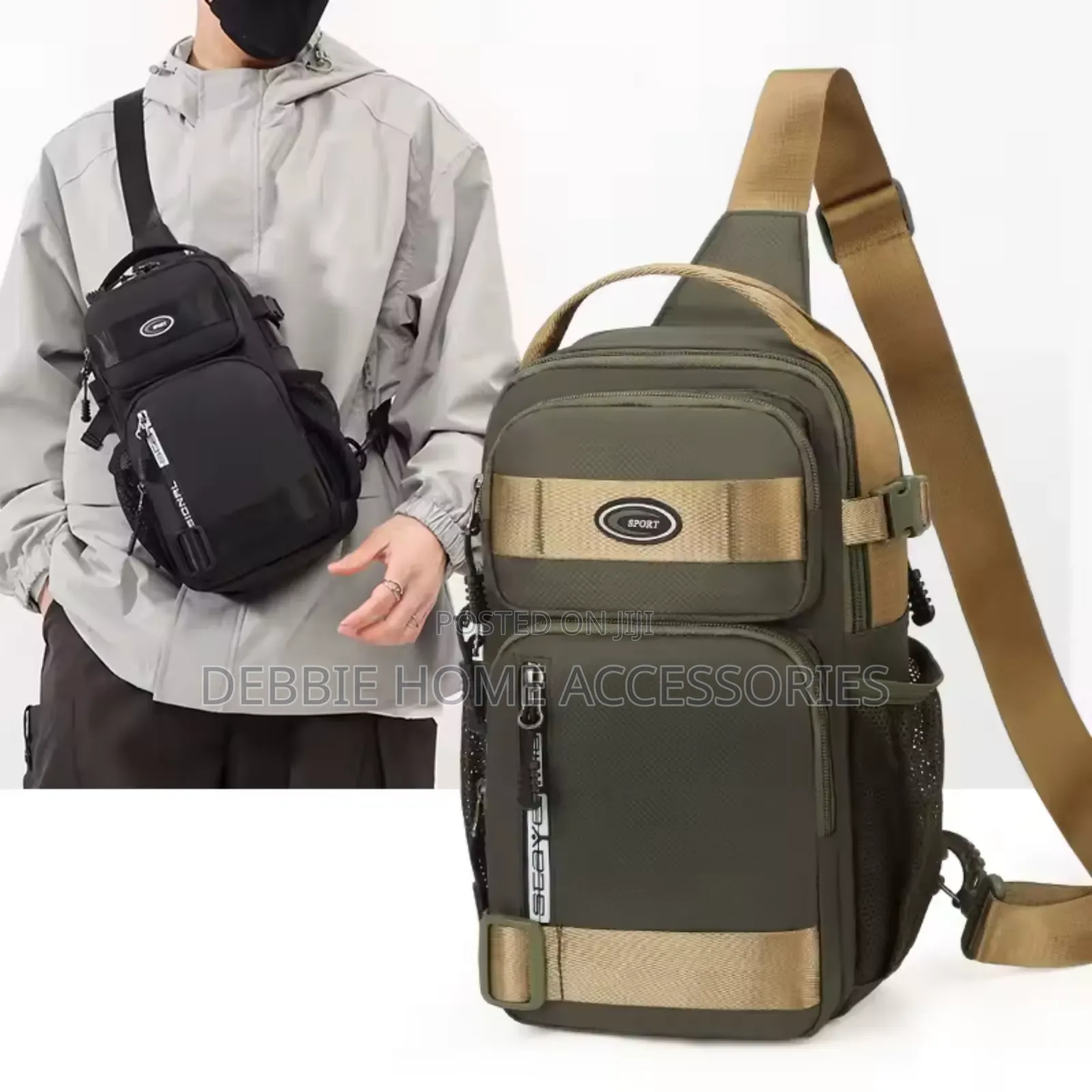 Fashion Multifunction Men's Shoulder Bag
