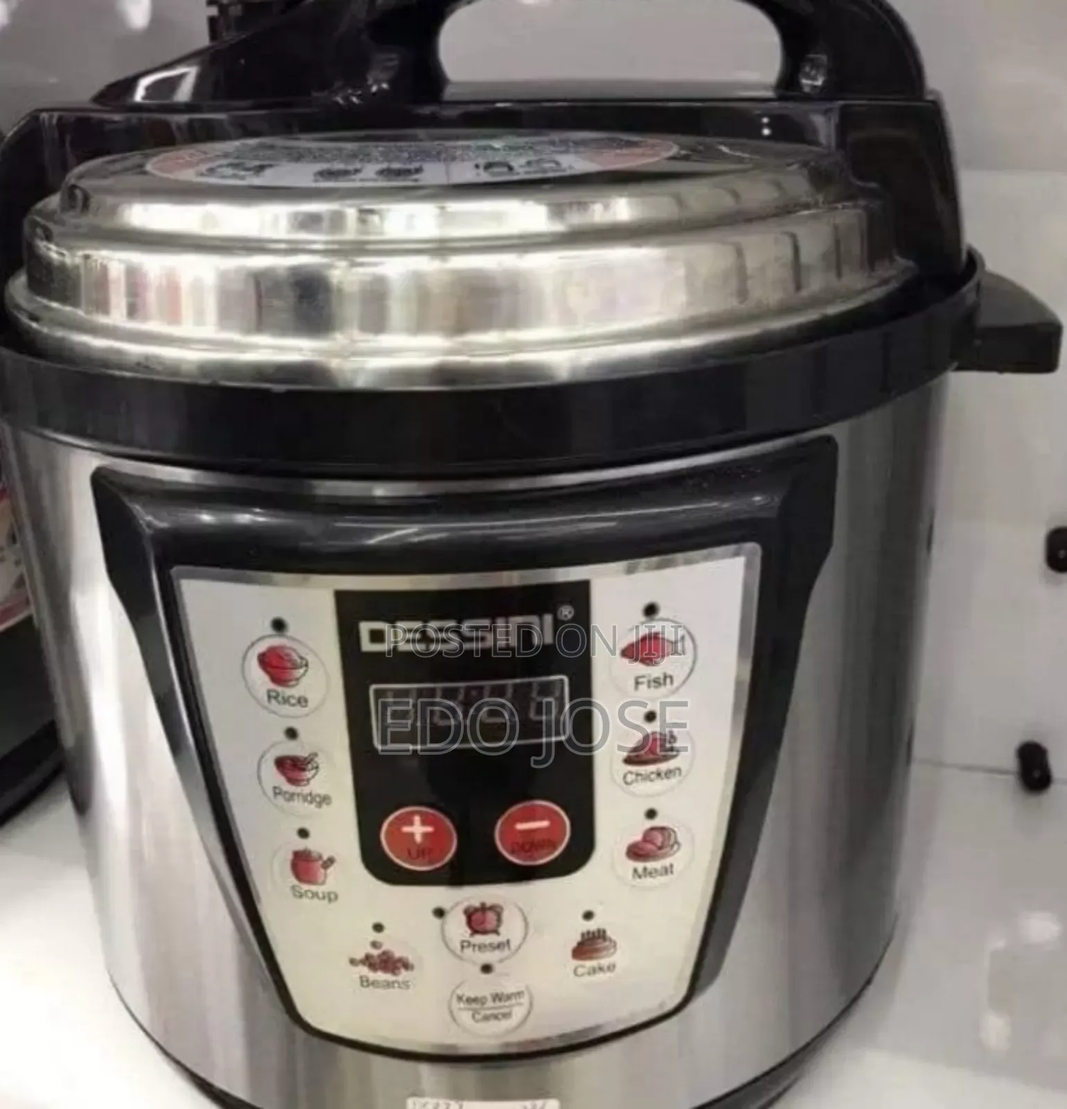 Electric Pressure Cooker 6lt