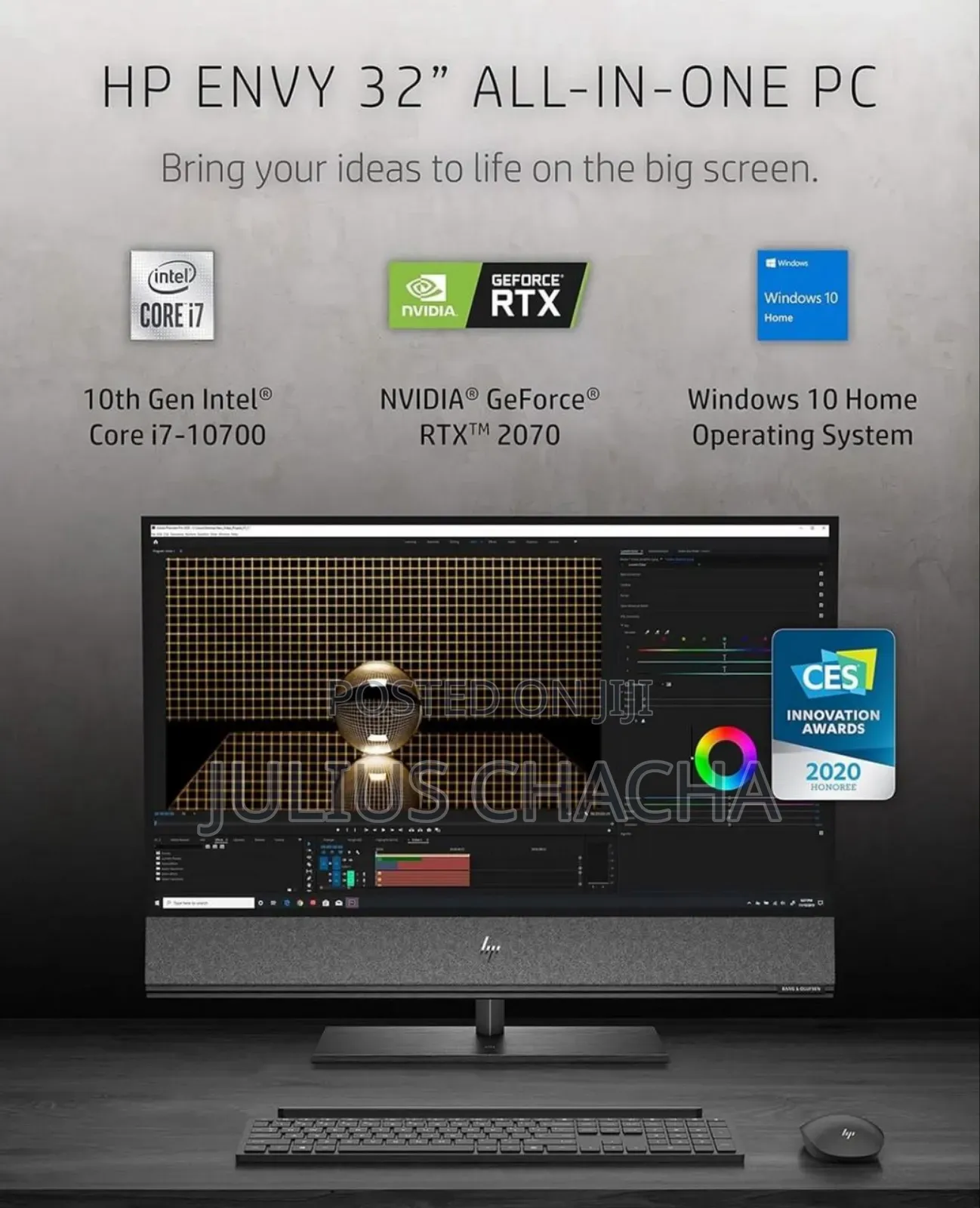 New Desktop Computer HP Envy 32GB Intel Core i7 HDD+SSD 2T