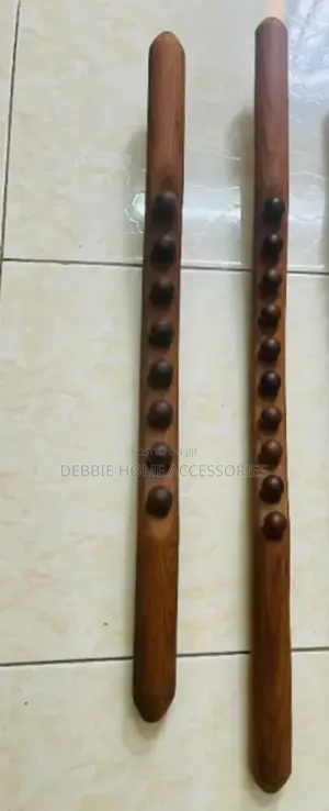 Wood Therapy Massage Roller Stick Tools With 8 Beads