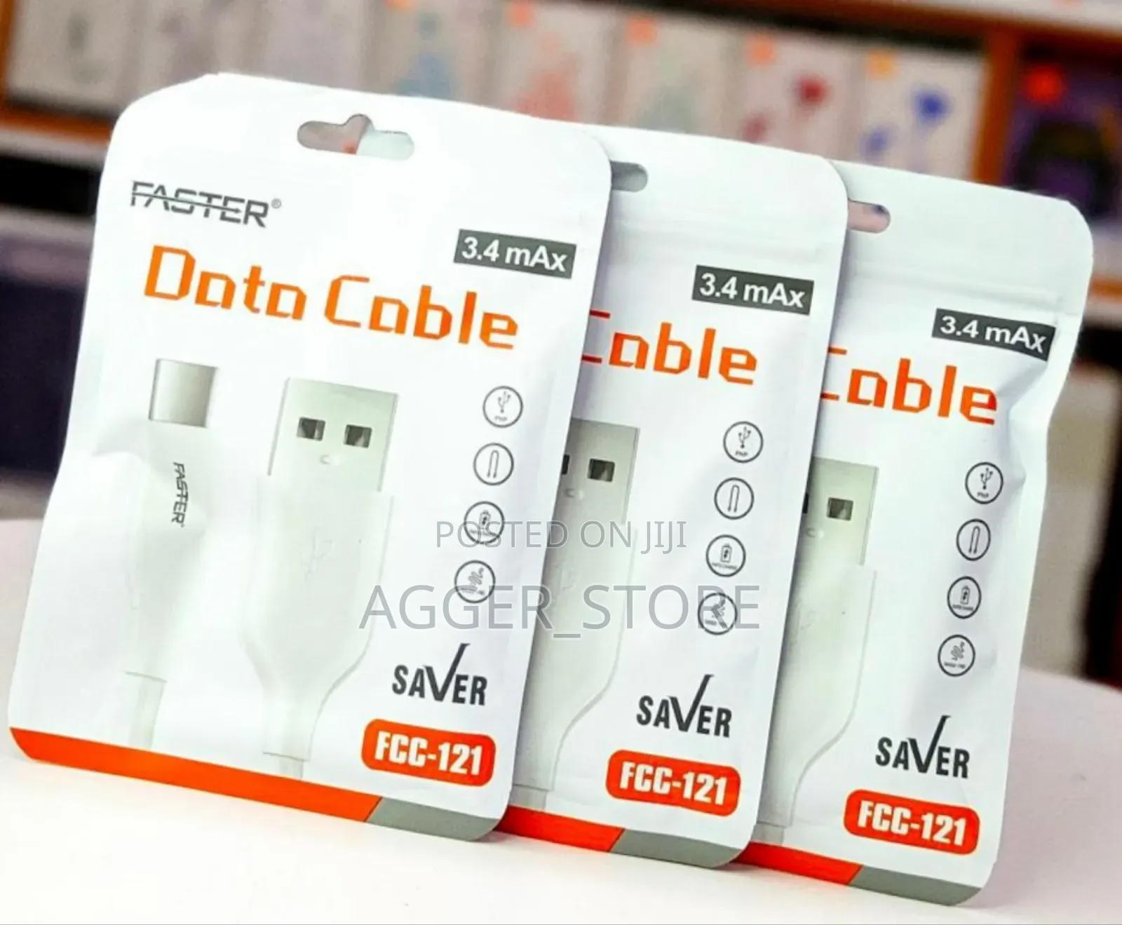 Faster Data Cable 
* Usb - Typc 
* Usb - Ios