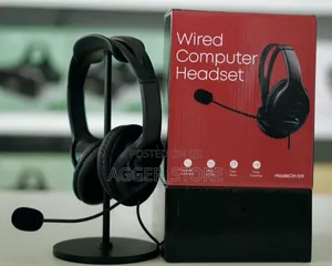 Wired Computer Headset Plug Play  Nc Customer Care Zoom Meeting