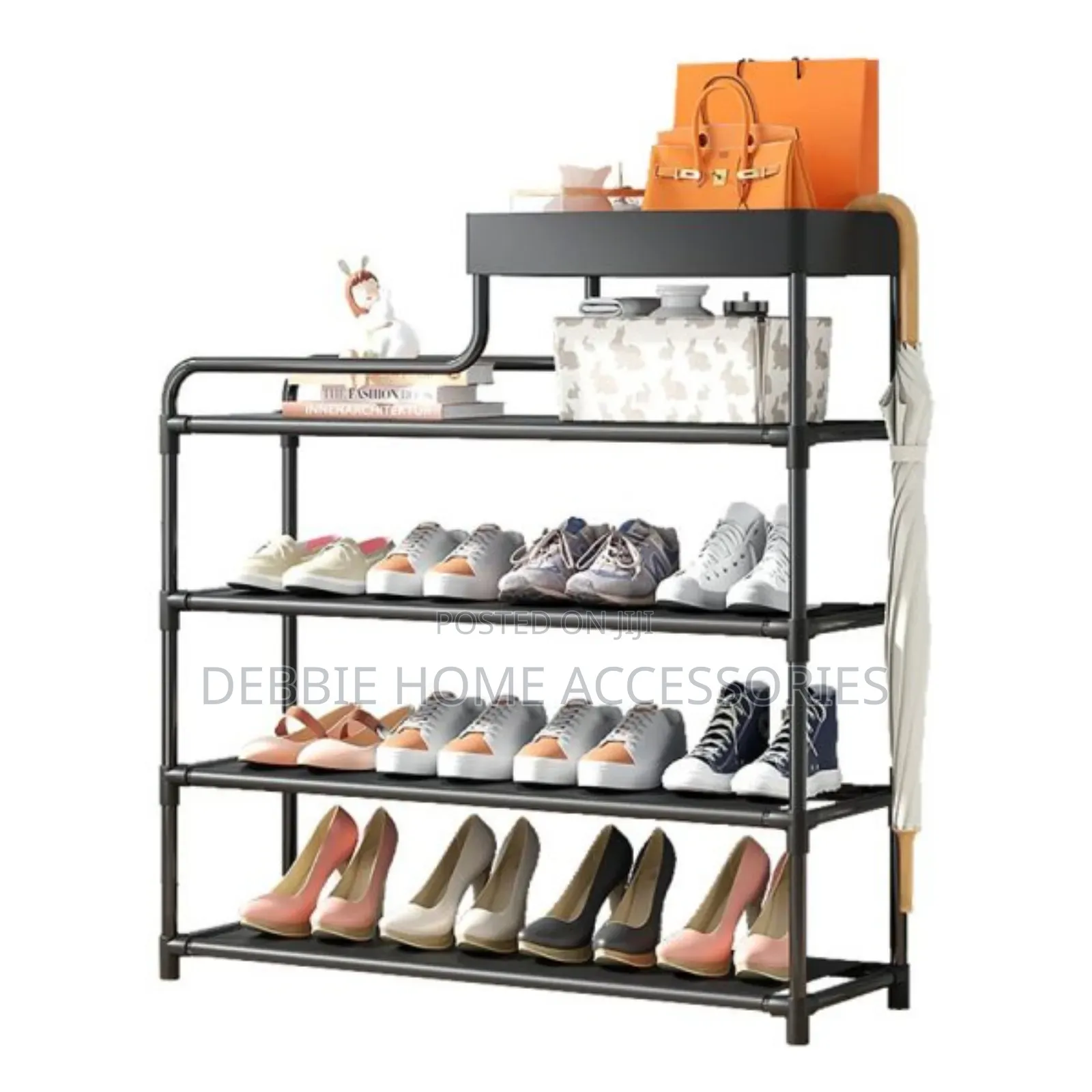Multi-Level Storage Shoe Rack. 
3 in 1