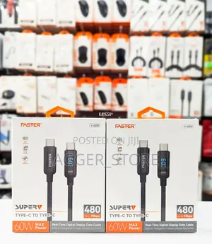 Faster 60w Display-Chager Cable (Type-C to Type-C)