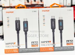 Faster 100watts Display-Chager Cable (Type-C to Type-C)