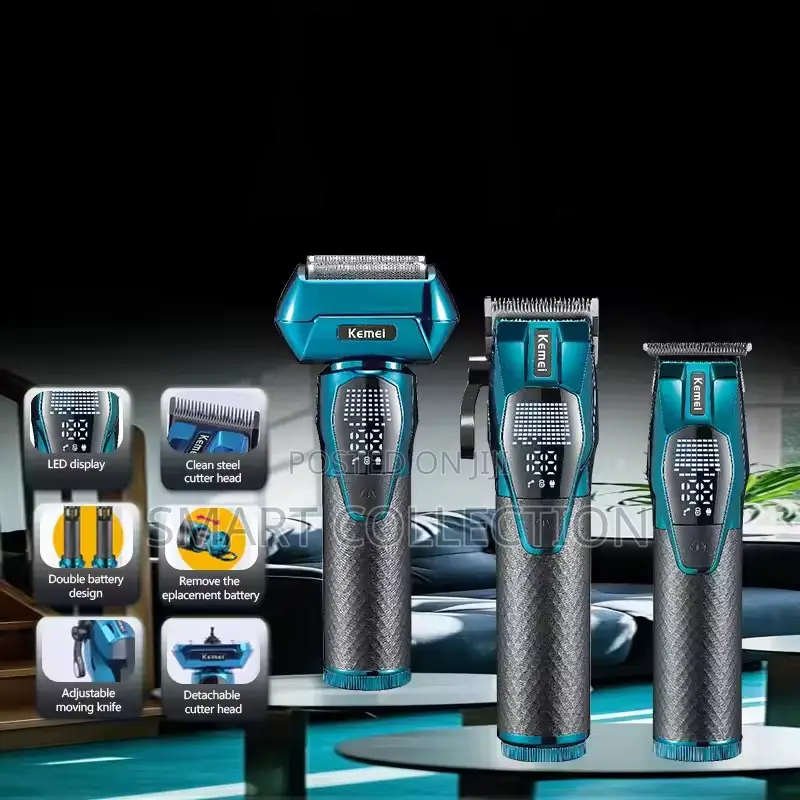Kemei Aura All In 1 Professional Grooming Kit For Saloon Business
