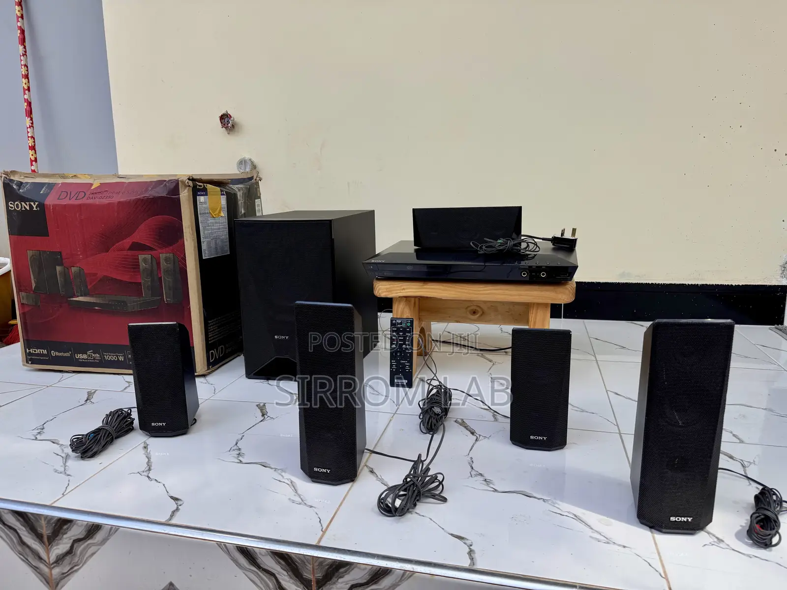 Sony Dav-Dz350 Real 5.1ch Dolby Digital DVD Home Theatre System