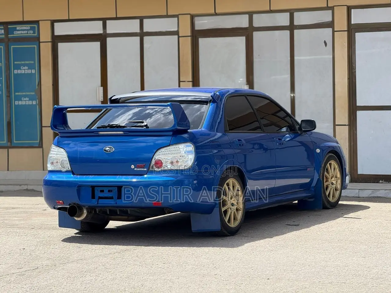 Subaru Impreza 2.5 STi WRX 2007 Blue