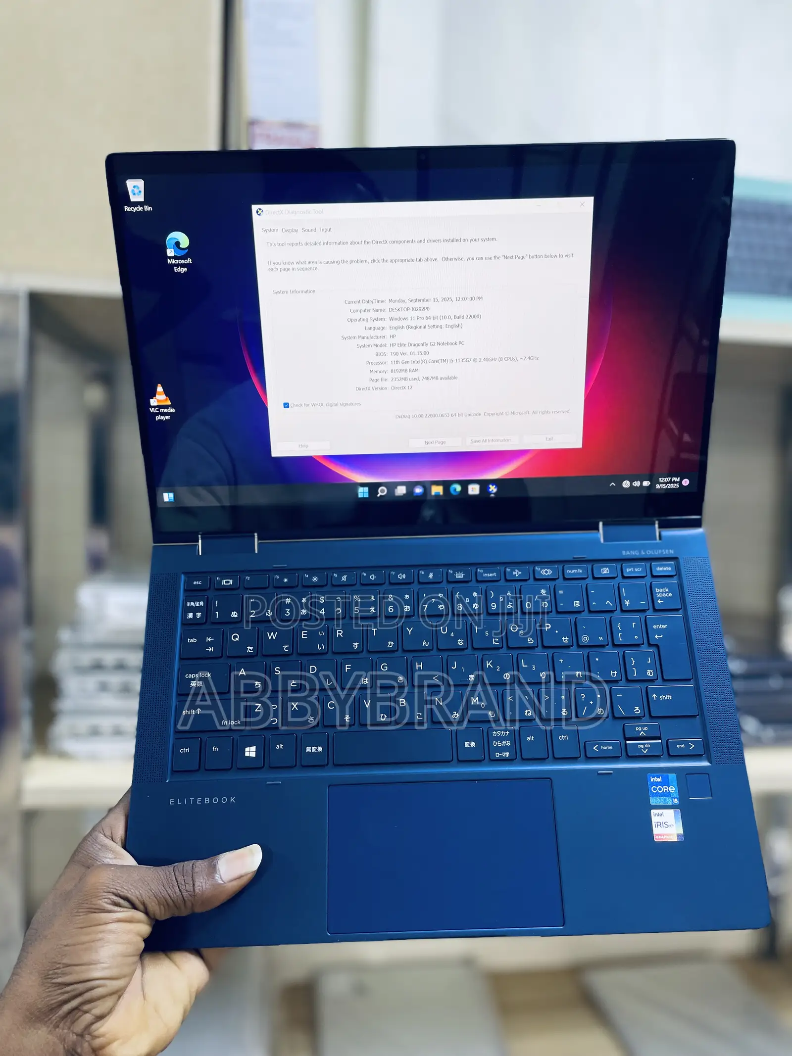 New Laptop HP Dragonfly G2 8GB Intel Core I5 SSD 512GB