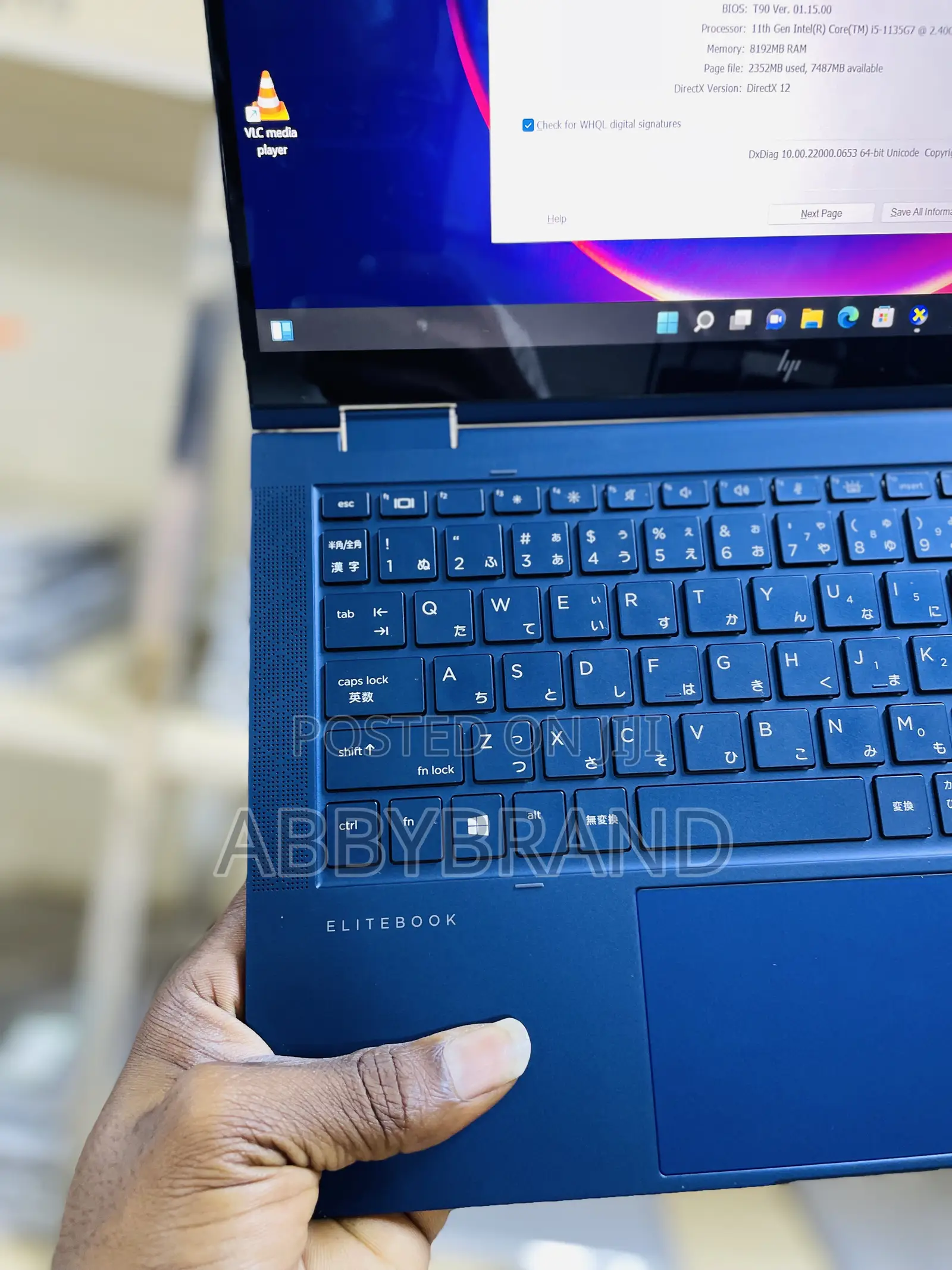 New Laptop HP Dragonfly G2 8GB Intel Core I5 SSD 512GB