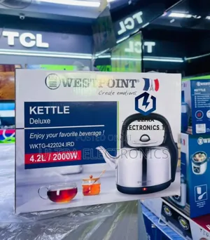 Original Westpoint Kettle/ Birika Ya Kuchemsha Maji 4.2l With 2000w