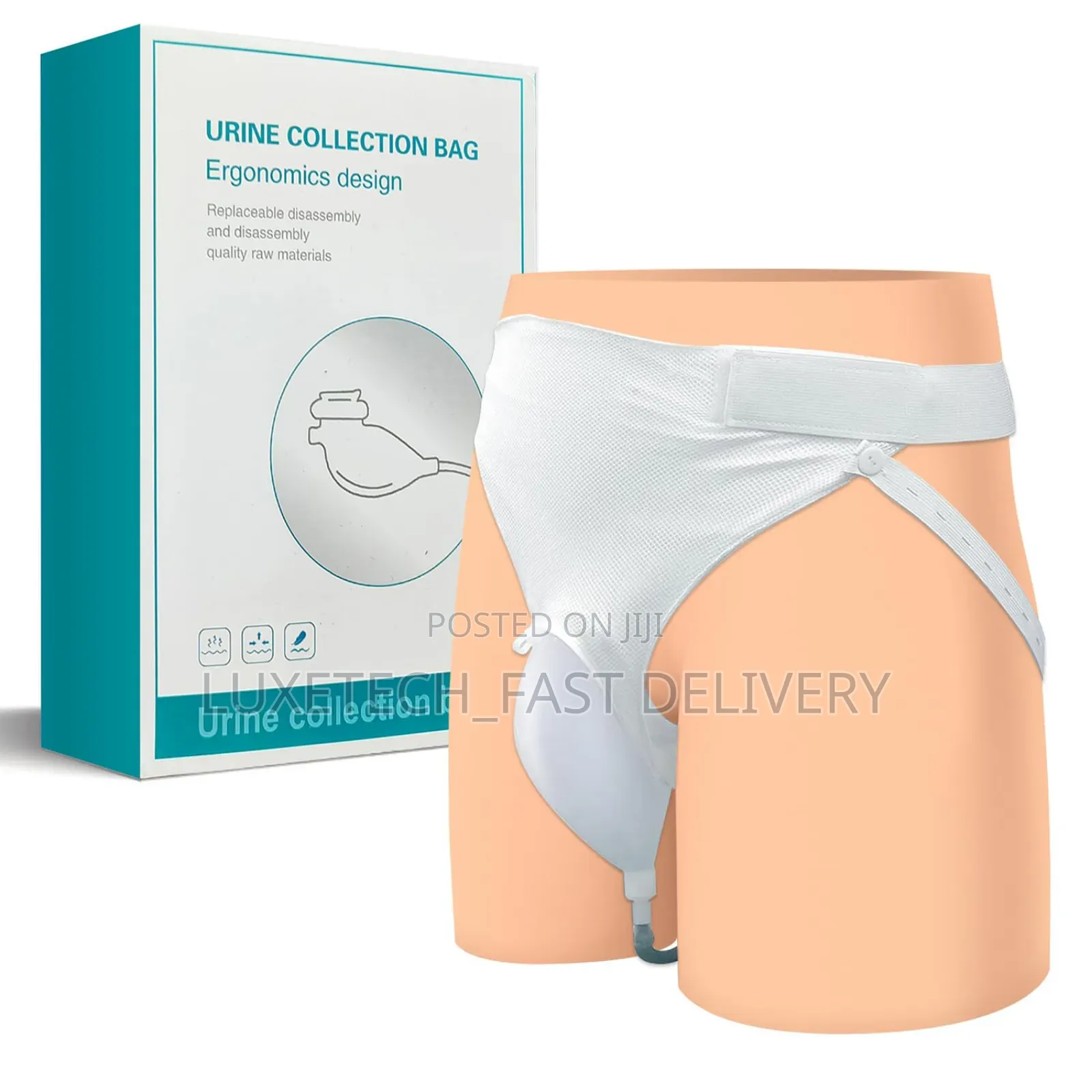 Wearable Urine Collection System for Men - Urine Bag Collector