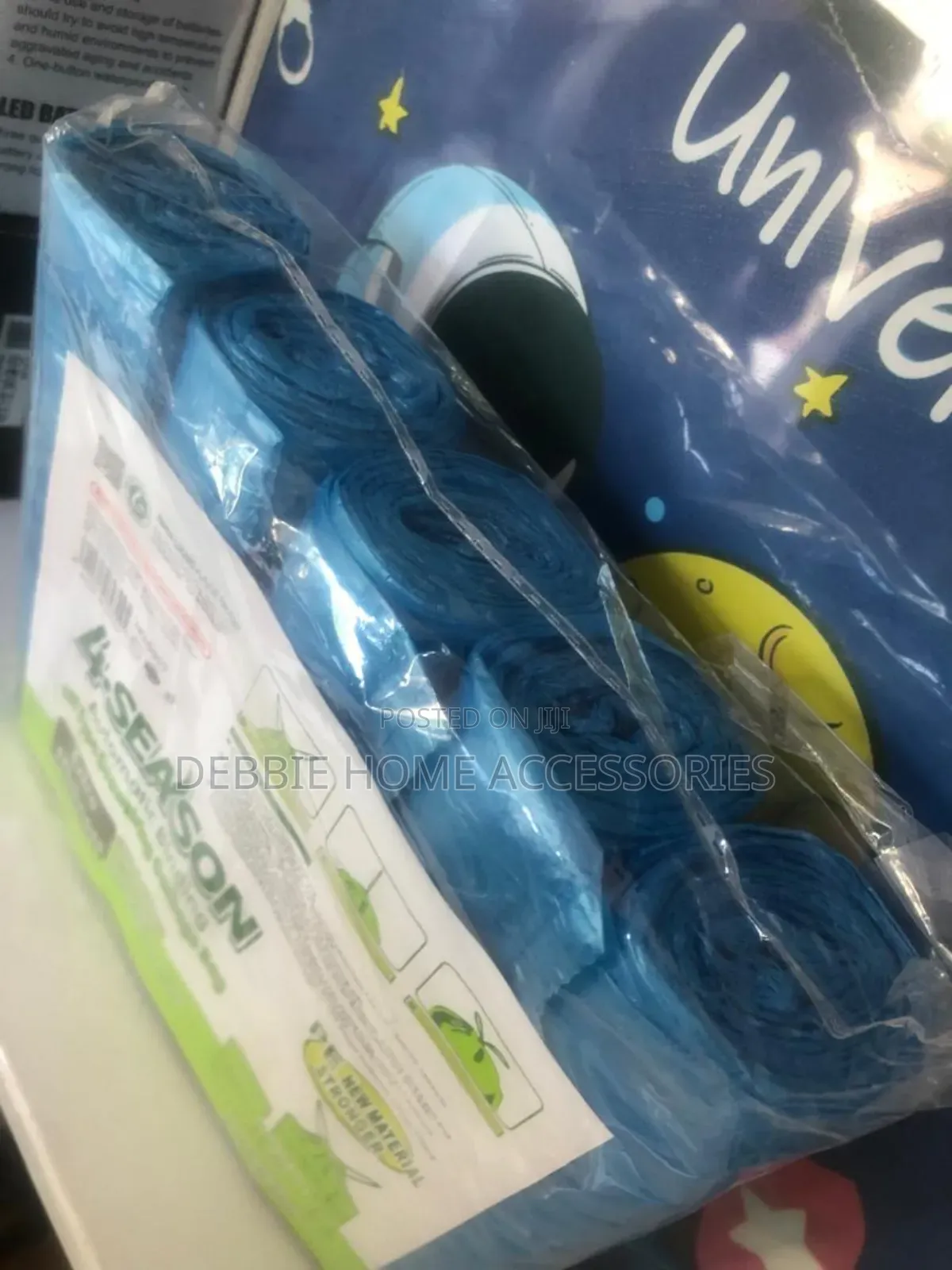 4-Season Automatic Binding Drawstring Garbage Bags. -75pc 14litre