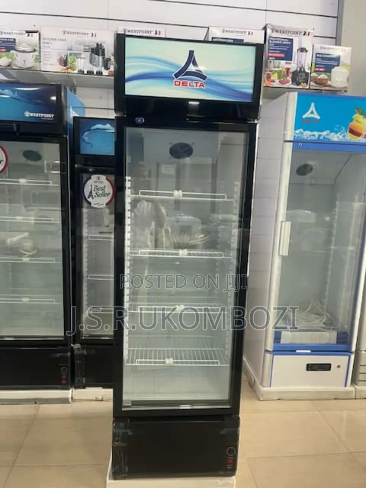Delta Showcase Fridge
Capacity; 350liter