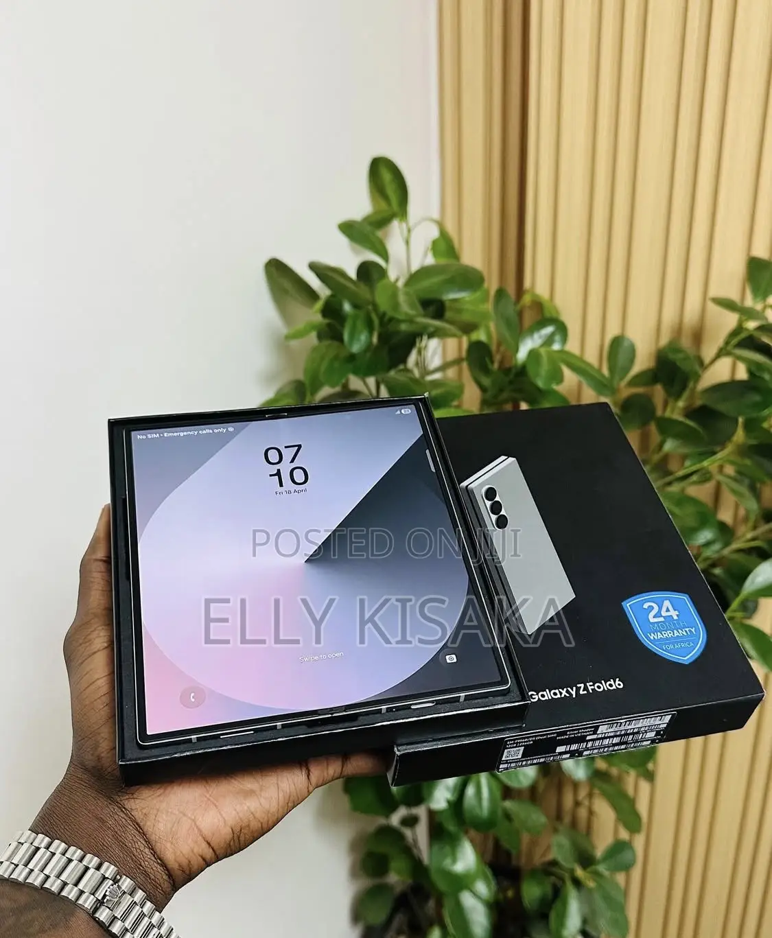 New Samsung Galaxy Z Fold6 256 GB Black