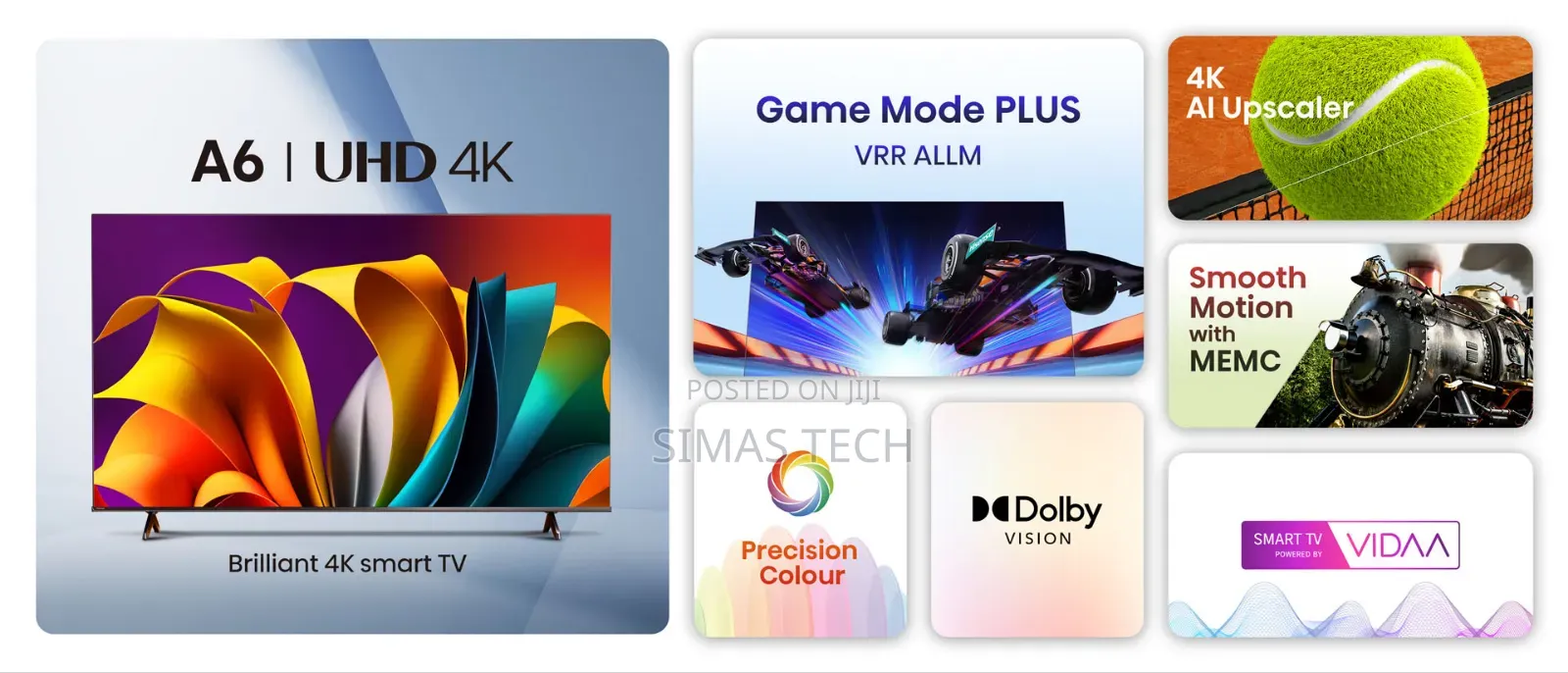Hisense 50a6n Uhd Vidaa Smart Tv