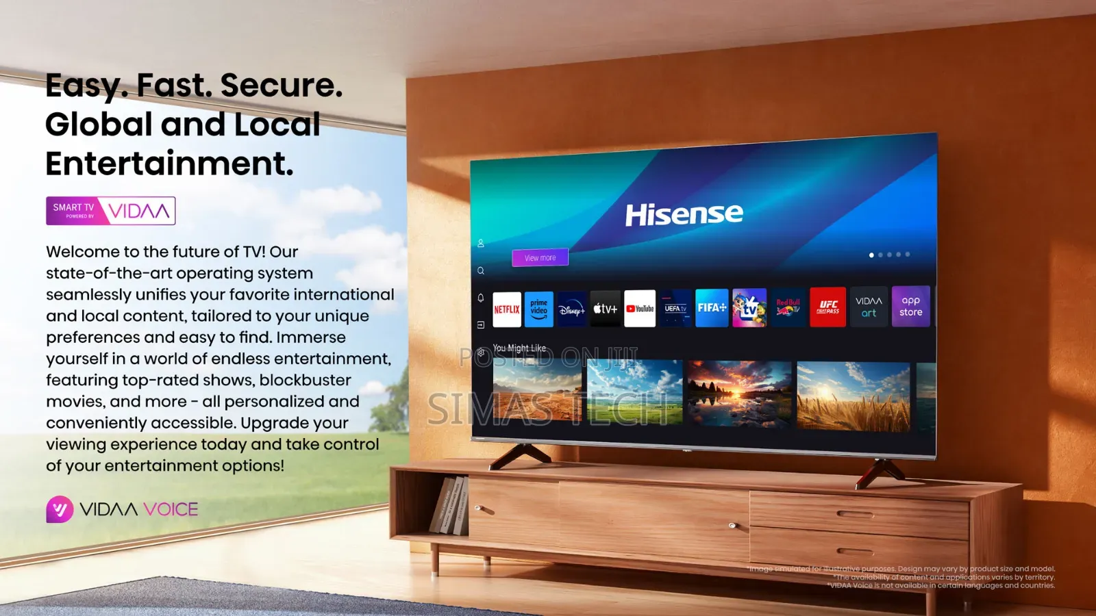 Hisense 50a6n Uhd Vidaa Smart Tv
