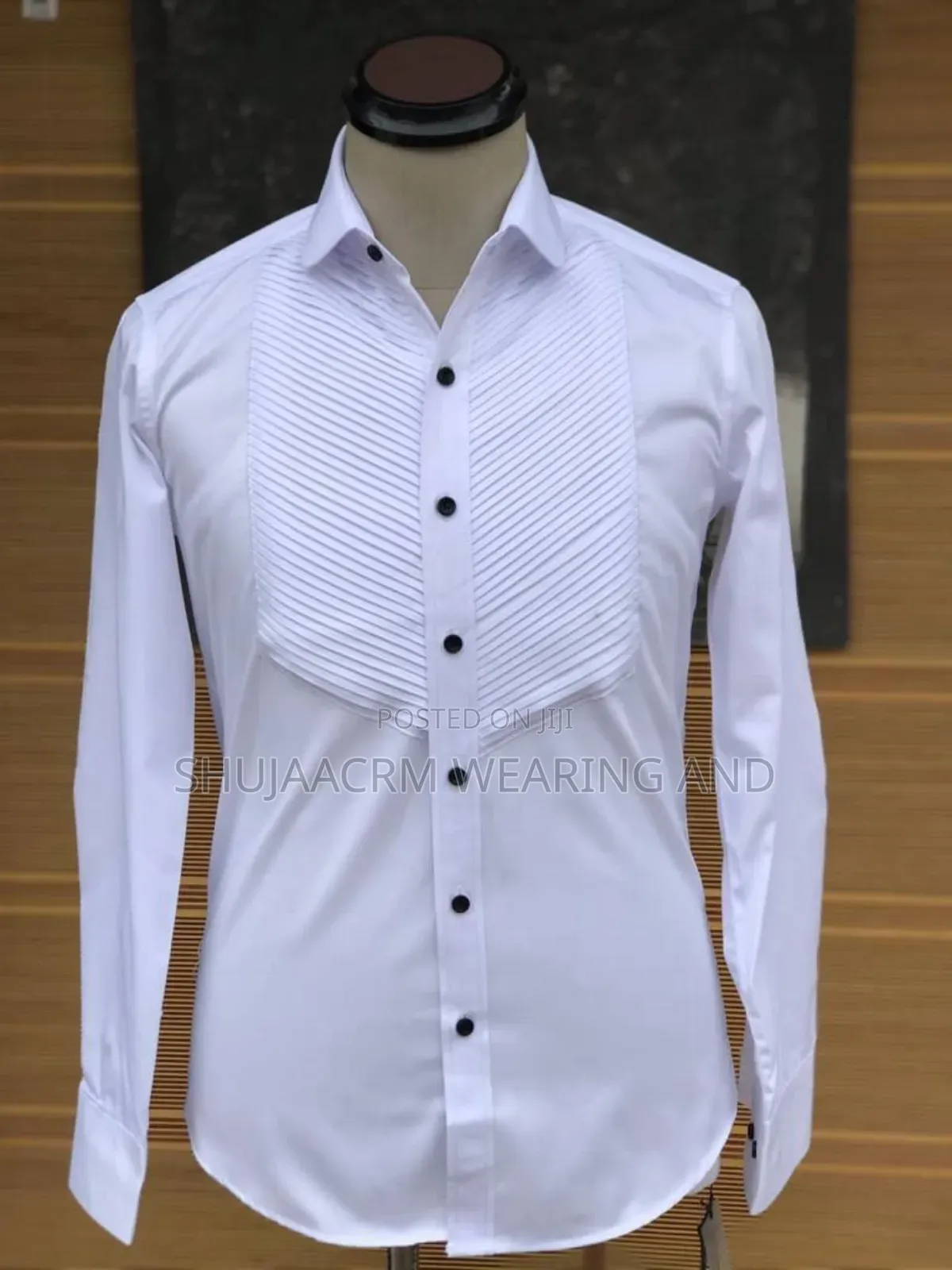 White Official Taxedo Shirts
