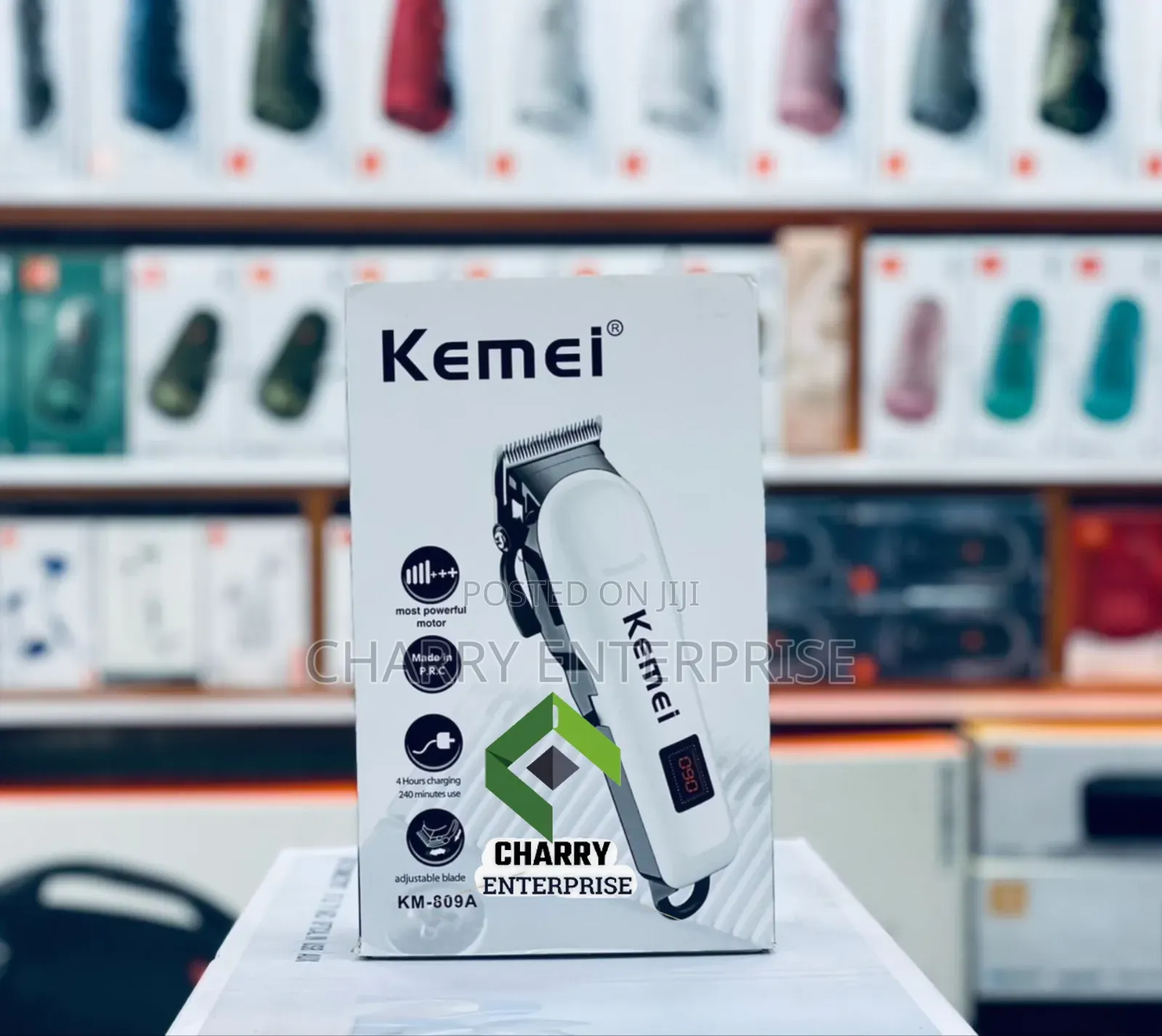 Kemei Hair Trimmer Rechargeable Adjustable Blade
Inanyoa Na Kuchonga