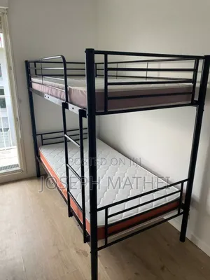 Bunk Bed 3.5x6 and Spring Mattress Inch 8