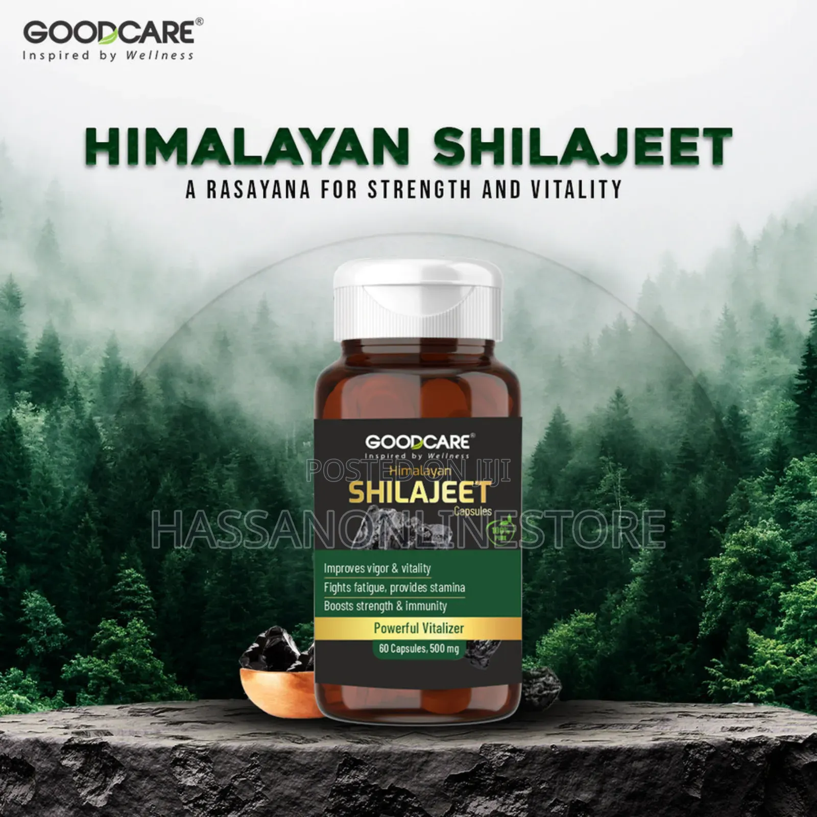 Himalayan Shilajeet Capsules - 60 Capsules