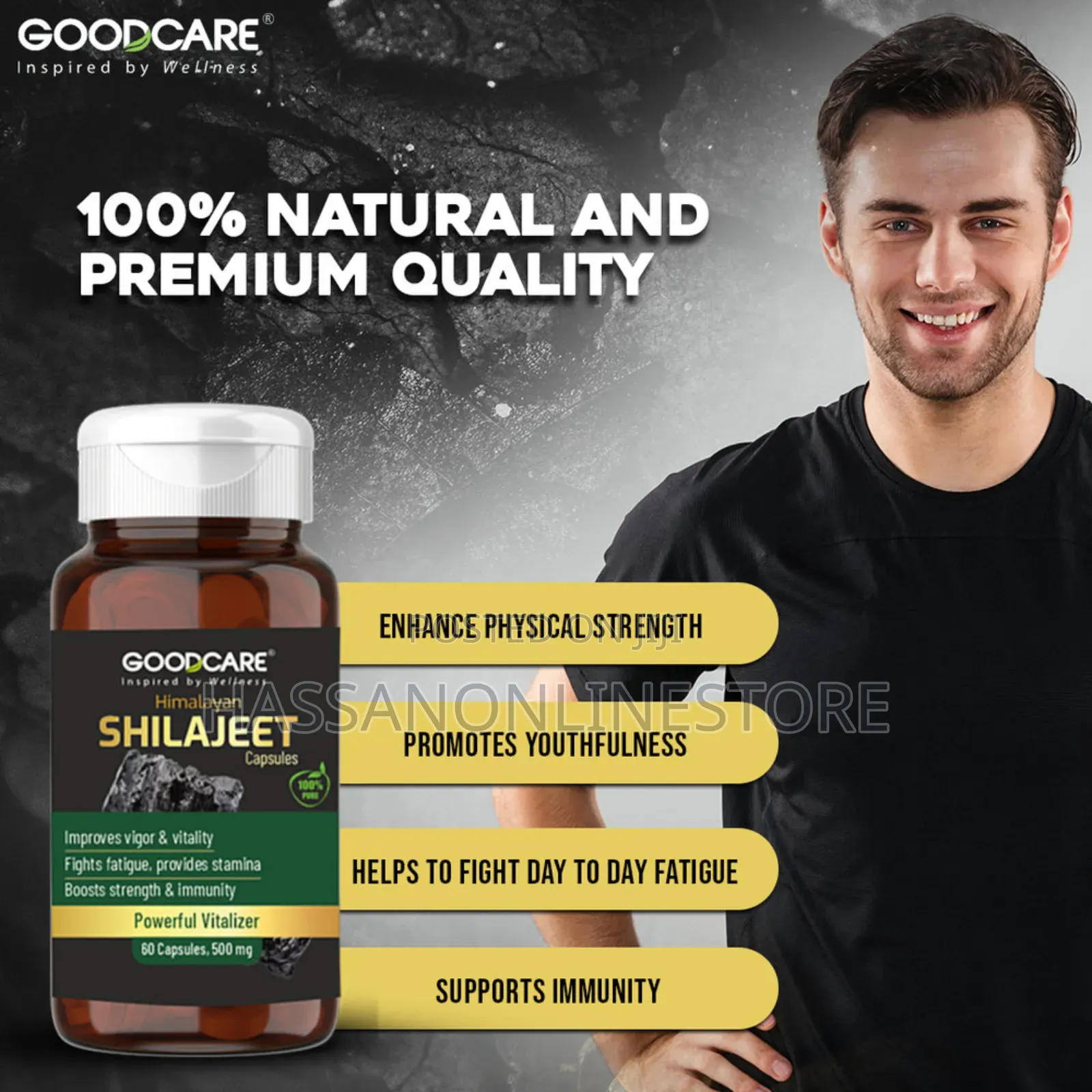 Himalayan Shilajeet Capsules - 60 Capsules