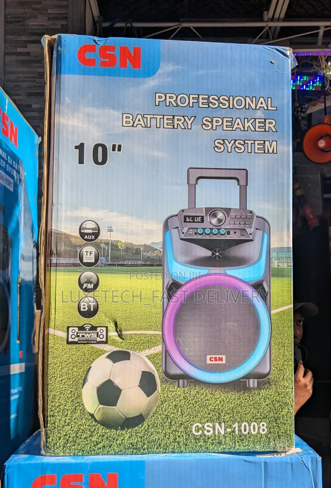 CSN-1008 Professional Speaker - For Parties, Karaoke, and Music