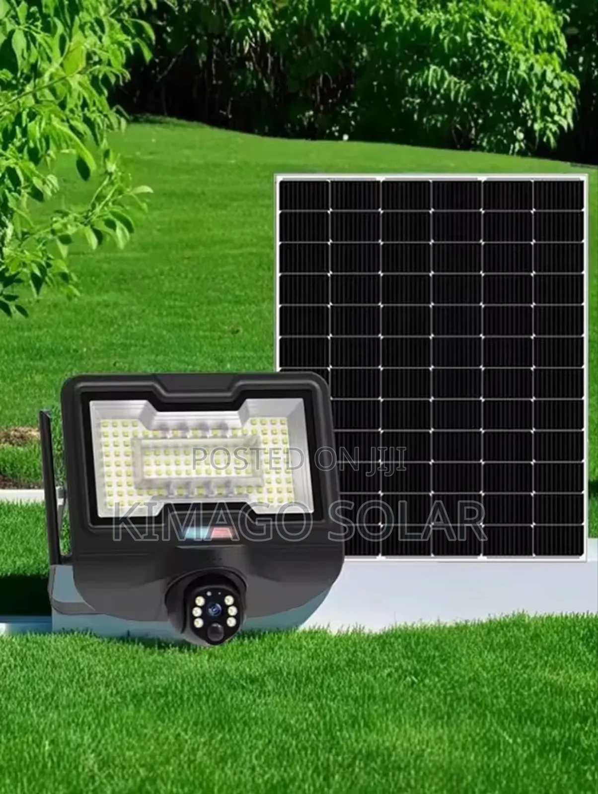 Solar Floodlight 600w Camera Inayorekodi Usiku