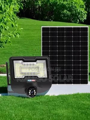Solar Floodlight 600w Camera Inayorekodi Usiku