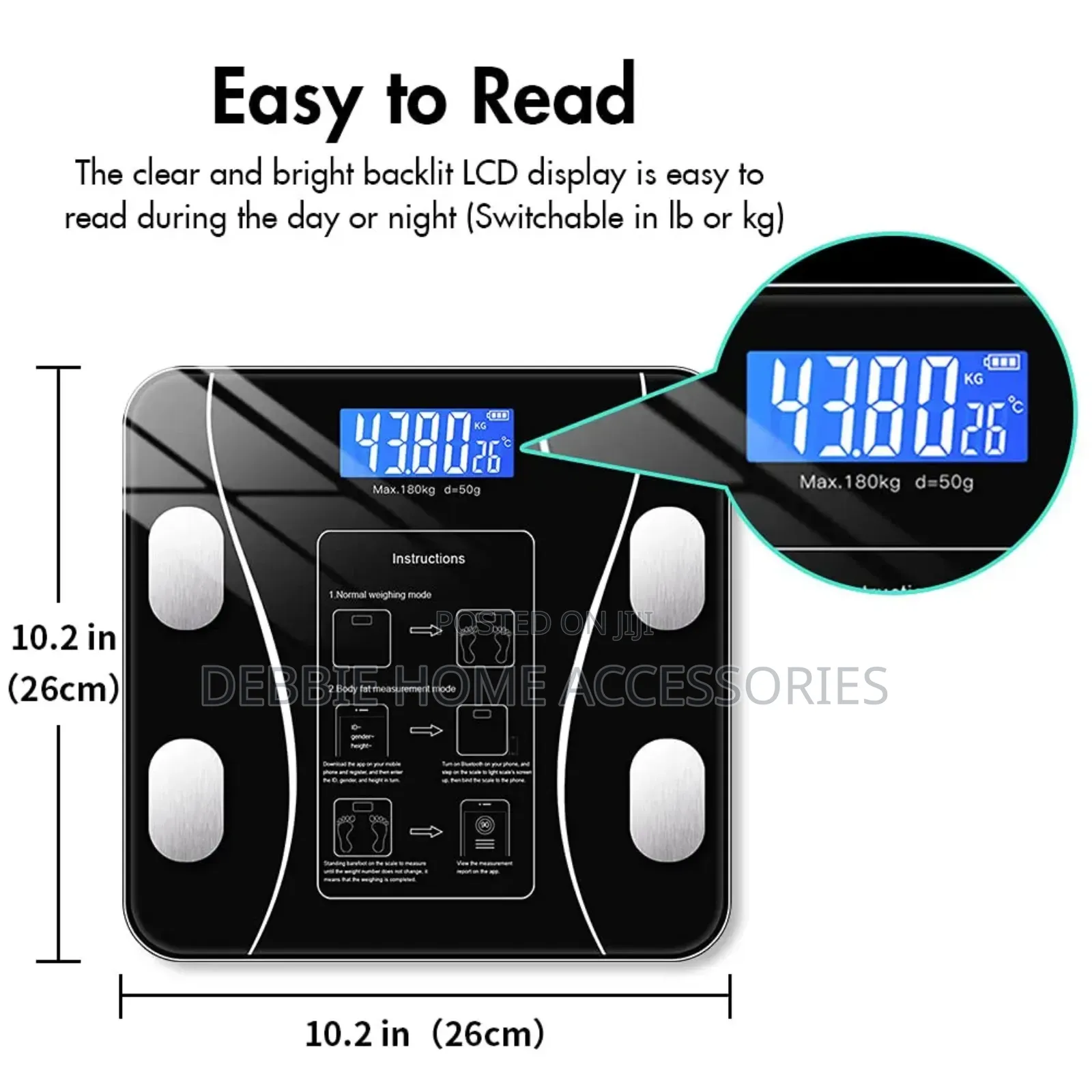 Smart Body Scale - Bluetooth