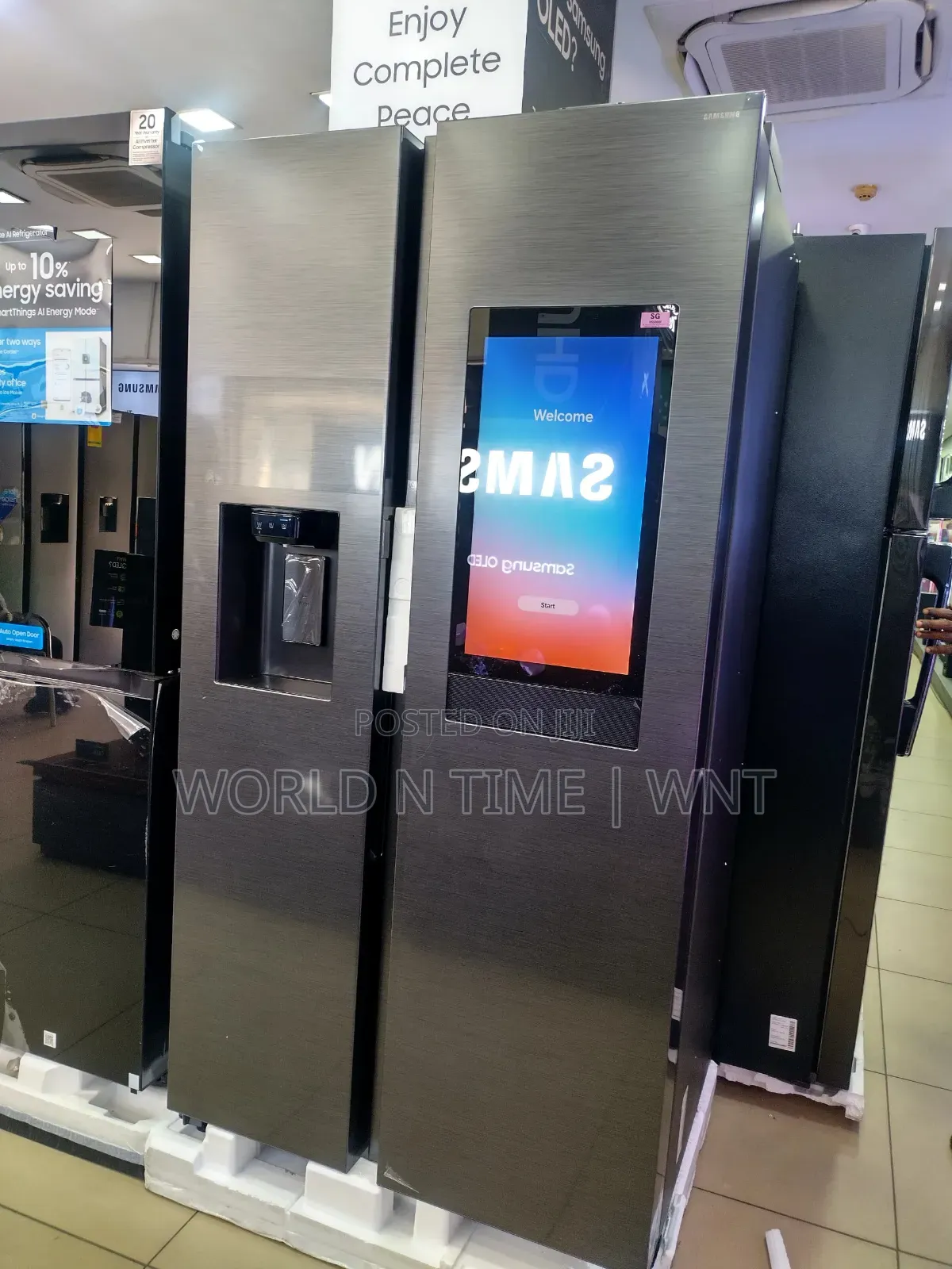 Samsung Bespoke Ai Refrigerator SBS Family Hub Rs90f65anfme 594l