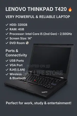 New Laptop Lenovo G500 4GB Intel Core I5 HDD 320GB