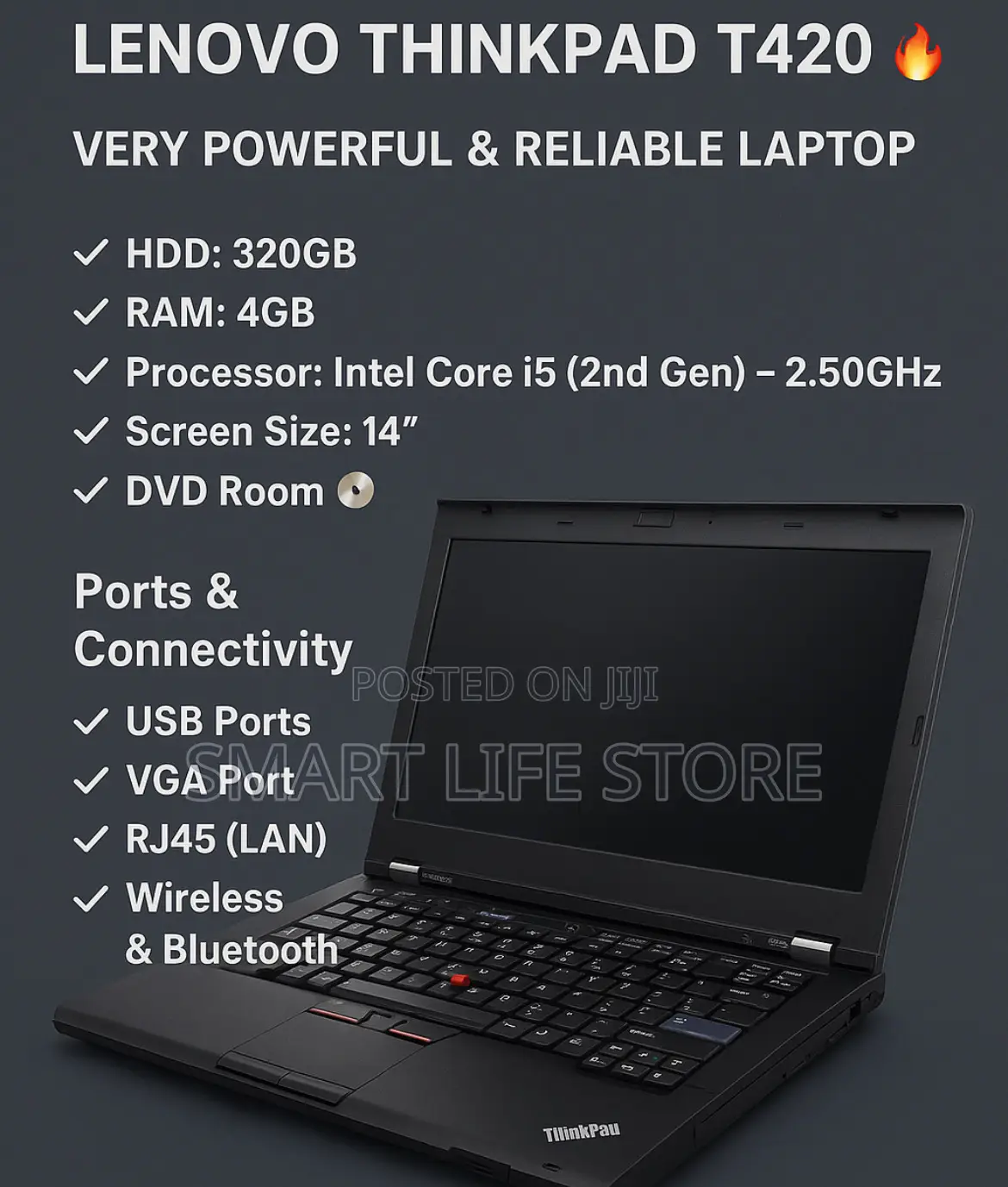 New Laptop Lenovo G500 4GB Intel Core I5 HDD 320GB