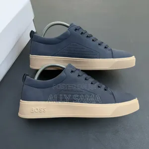 Men's Shoes Sneakers Material Leather