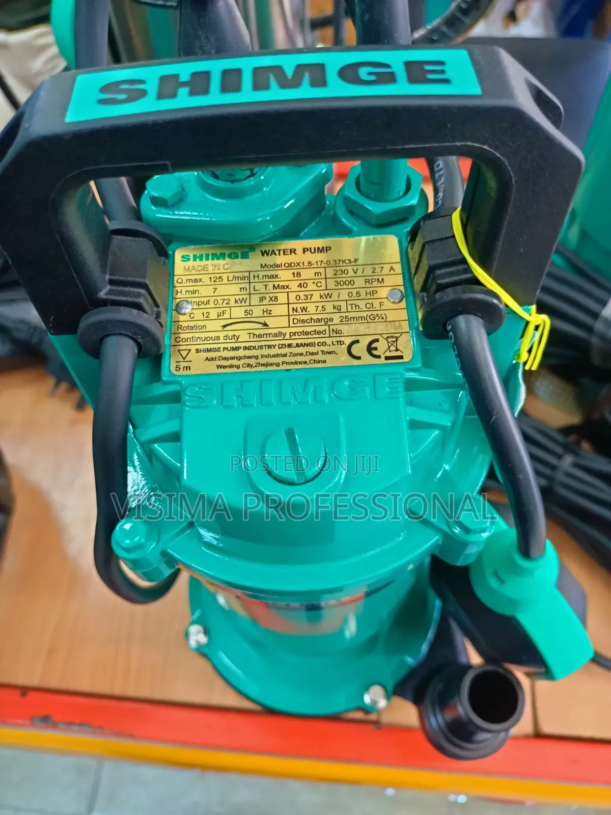 0.5 Hp Shimge Water Pump(Kibuyu)