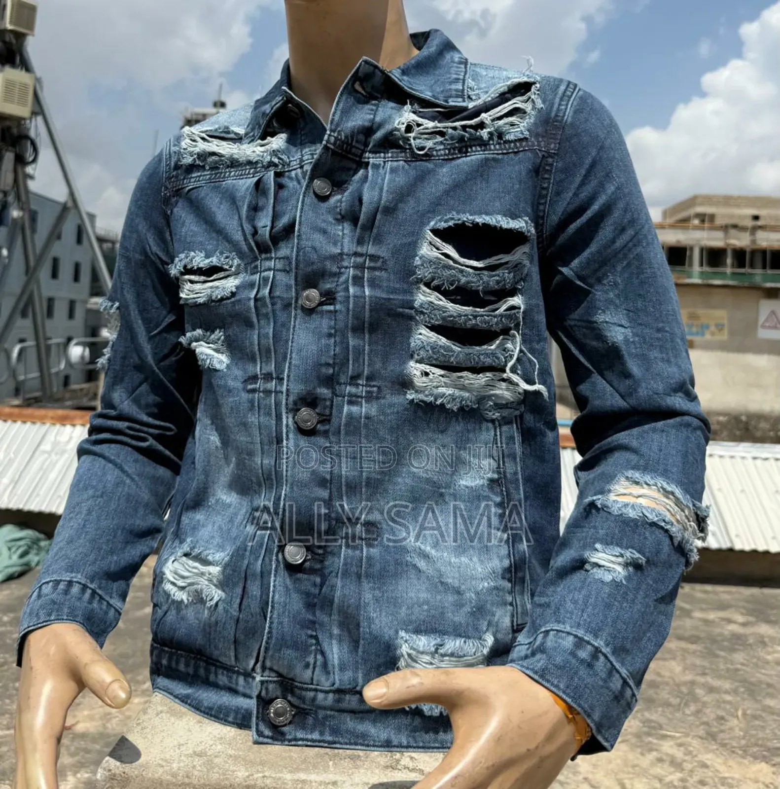 Men's Coats Denim New Design