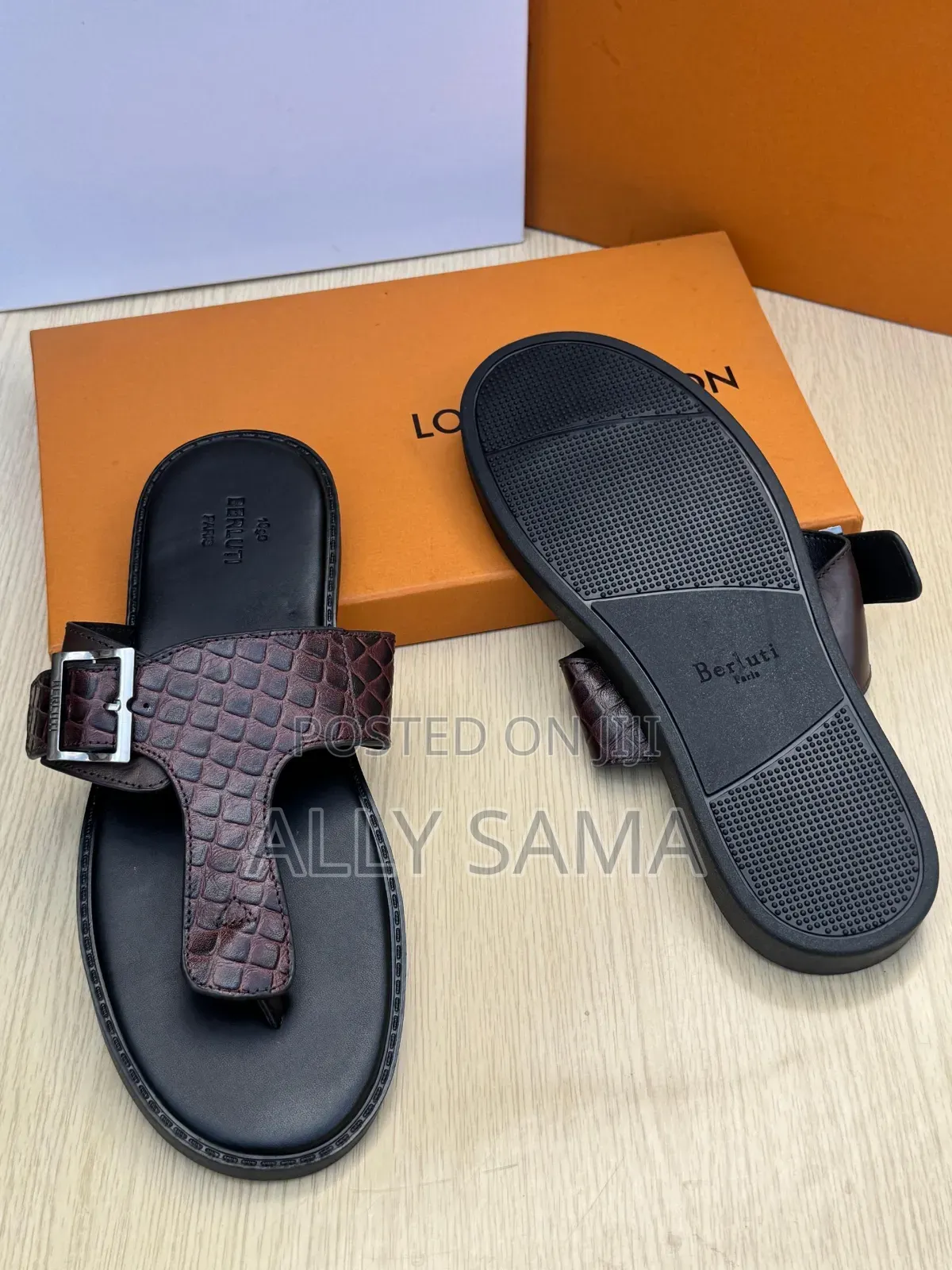 Men's Sandals More Brand Material Leather