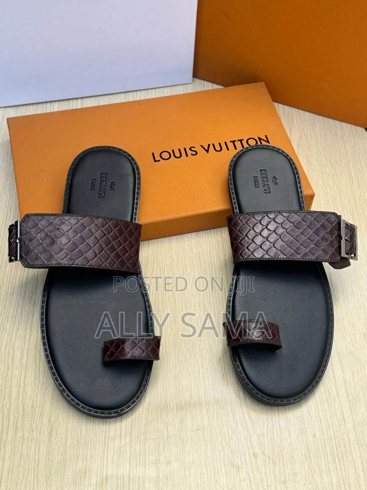 Men's Sandals More Brand Material Leather