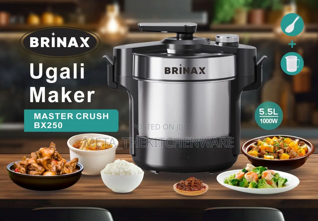 Brinax 2 in 1 Ugali Maker 5.5l 1000w