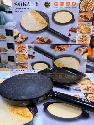 Sokany Sk-07068 Electric Crepe Maker - Inatengeneza Chapati Za Maji