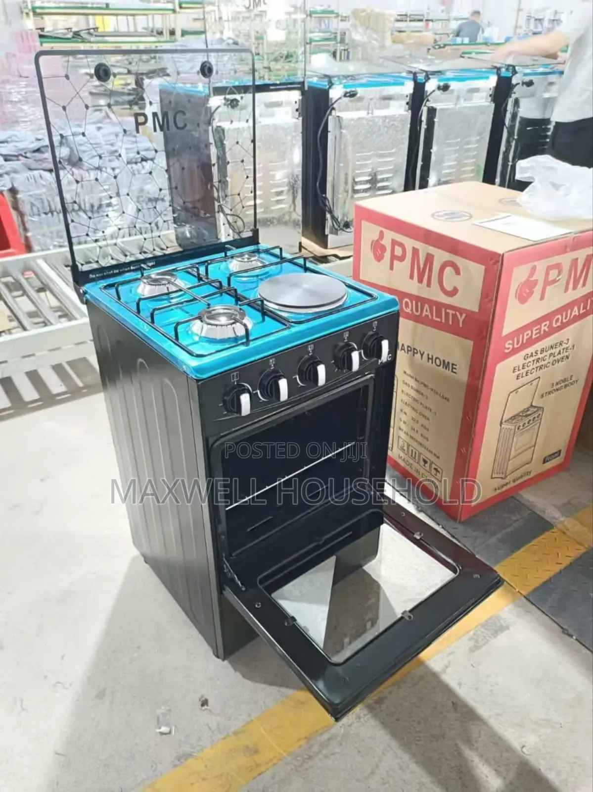 Jiko La Gas Na Umeme Lenye Oven/Standing Oven With Cookers