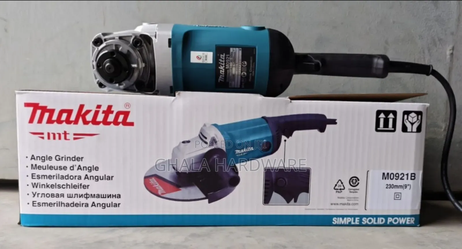 Makita Mt M0921b Inchi 9 Grinder