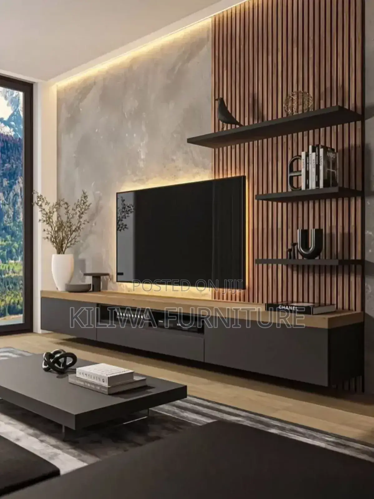 Tv Walls Unit and Showcase Smart