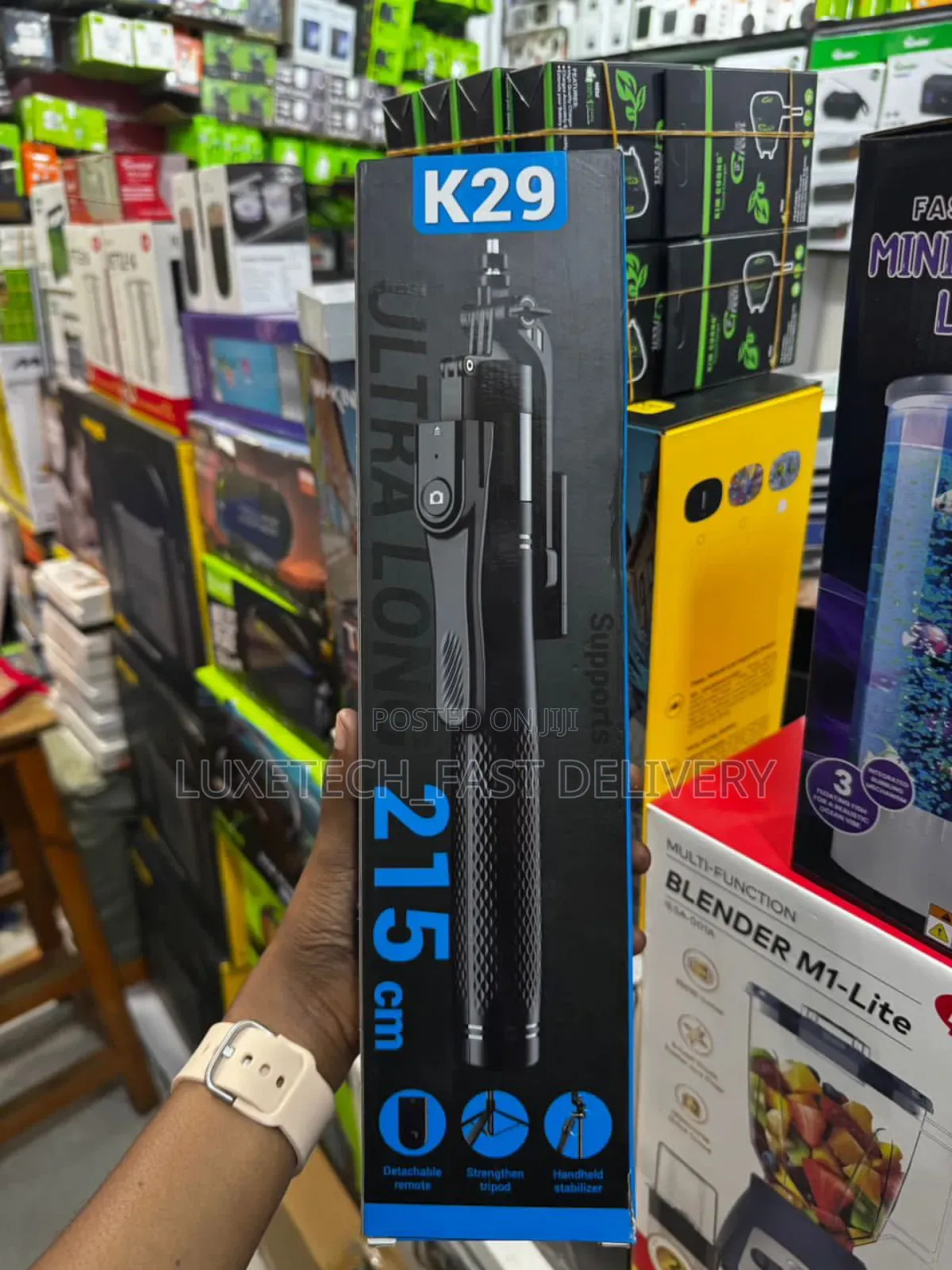 Ultra-Long Selfie Stick Tripod 2.15 Meters (85 Inch)