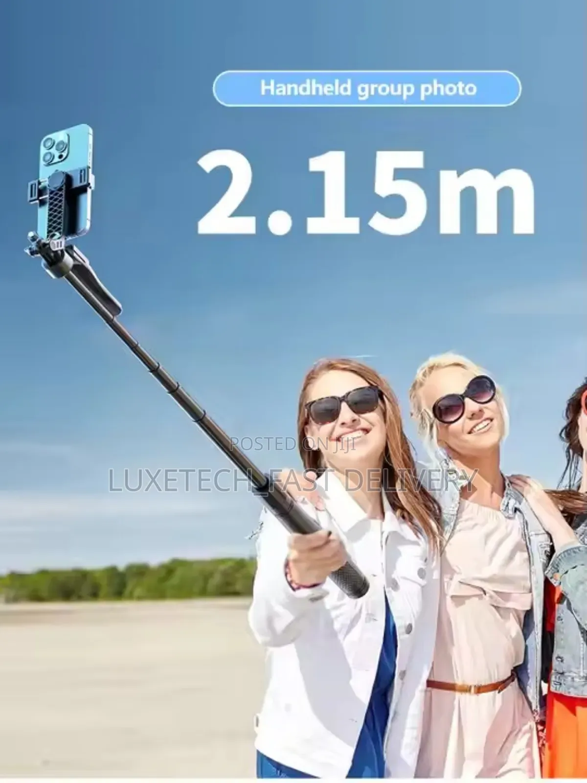 Ultra-Long Selfie Stick Tripod 2.15 Meters (85 Inch)