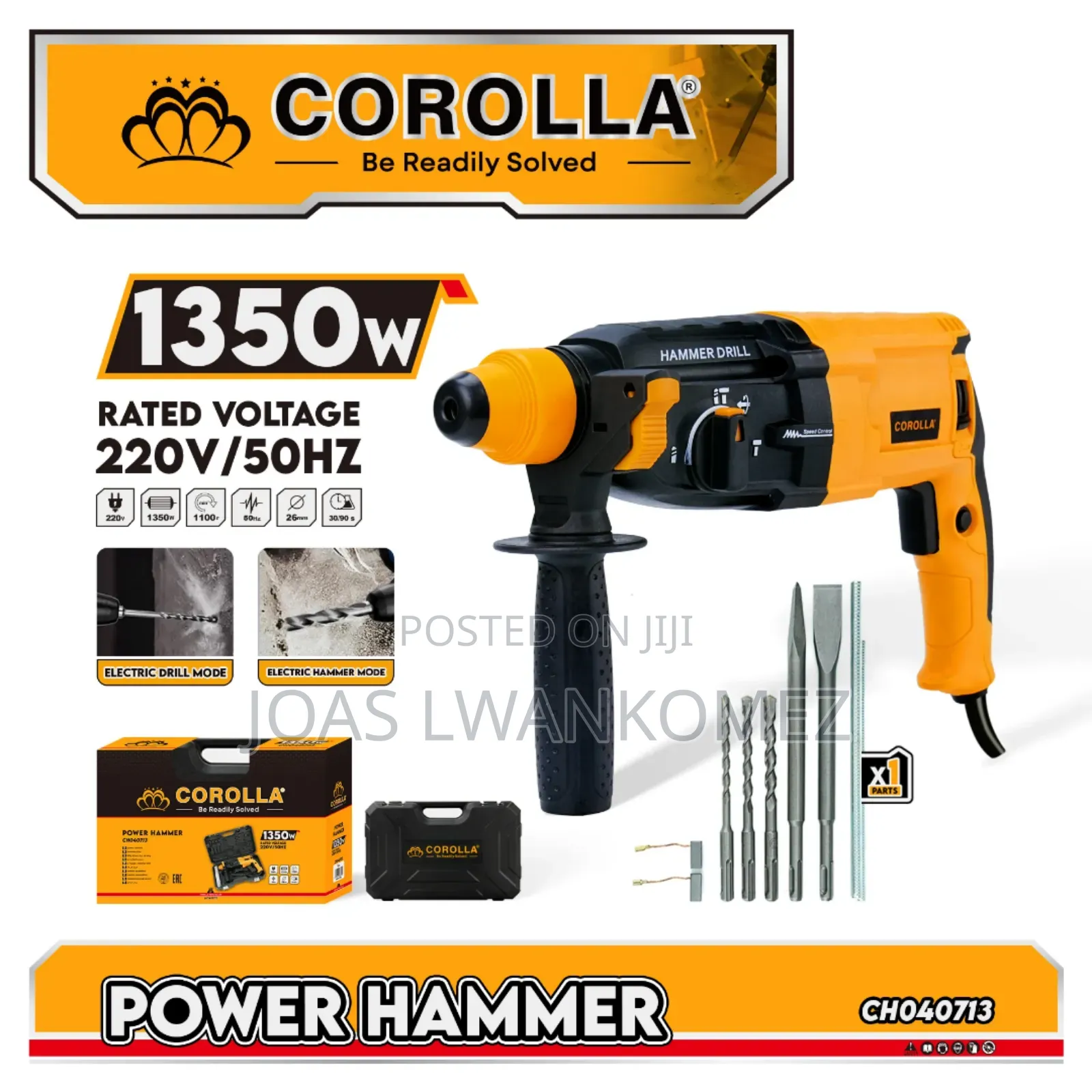 Wired Electric Drill(1350watts)