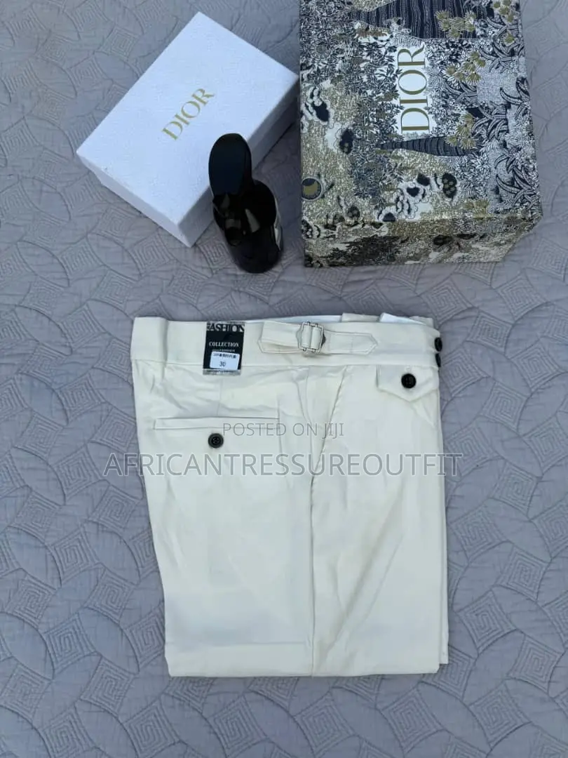 Trouser Cotton Fabric Available Quality