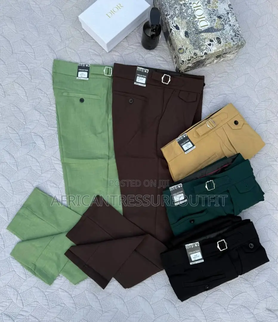 Trouser Cotton Fabric Available Quality
